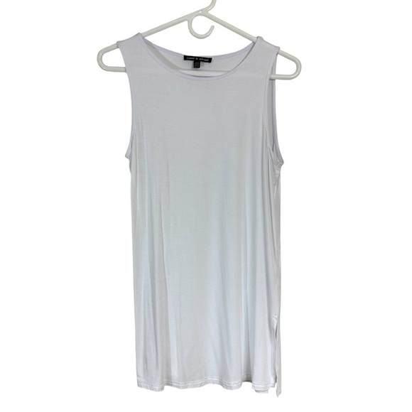 Cable & Gauge Tops - Cable & Gauge White Tunic Tank Top